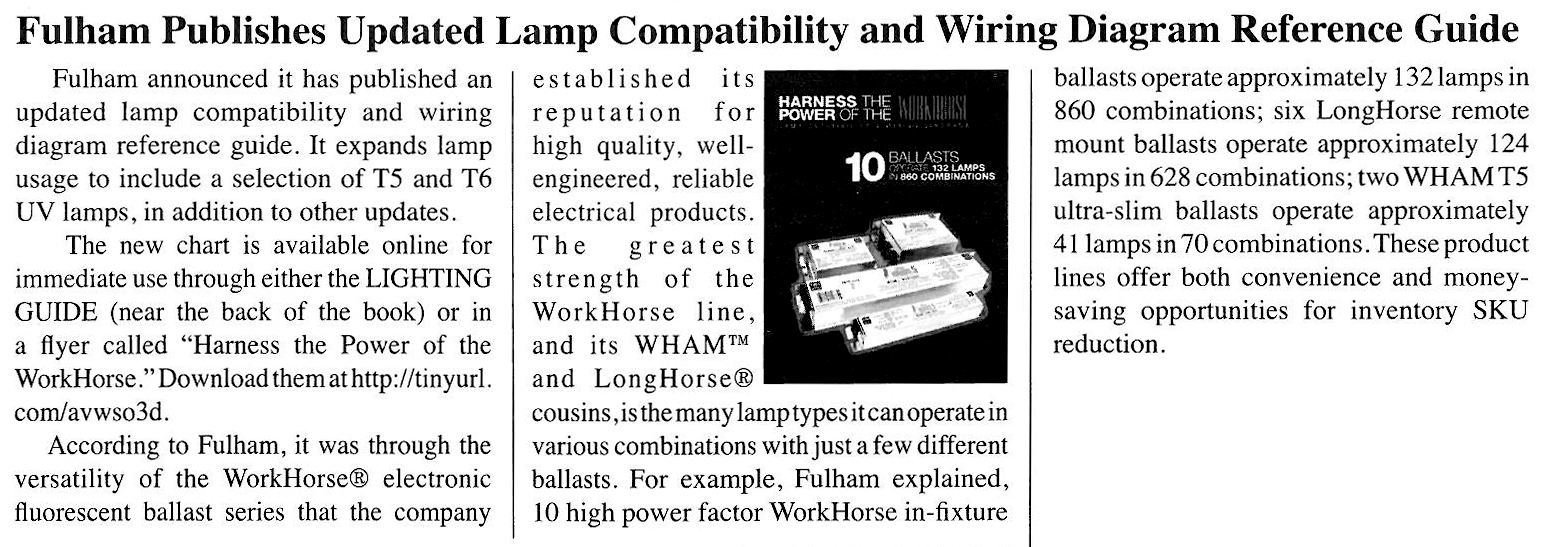 Fulham Lighting Global Intelligent Sustainable