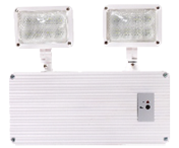 New York Approved LED Dual-Head Emergency Light - Battery Backup